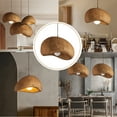thumbnail image 4 of Arturesthome Nordic Living Room Resin Oval Ceiling Lamps Wabi-Sabi Pendant Light, 4 of 13