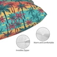 thumbnail image 3 of Honeii Hawaii Palms Print Pillow Cases,Plush Throw Pillow Covers,Decorative Pillowcase for Sofa, Couch, Living Room-14"x20", 3 of 6