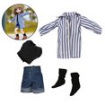thumbnail image 3 of de Vestidos Casual Ropas Moda - 14 Pulgadas Muñeca Bebé 36 cm Doll - casual B casual B Yotijar Vestido de fiesta Ropa de muñeca, 3 of 8