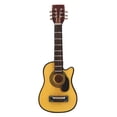 thumbnail image 2 of Guitare Miniature, Guitare Décorative en Bouleau Réaliste pour Bureau, 2 of 7