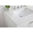 thumbnail image 5 of Elegant Kitchen and Bath 30 inch Single Bathroom Vanity in White, 5 of 8