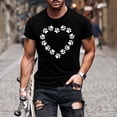 thumbnail image 2 of IROINNID Men'S T-Shirts Big and Tall T Shirts for Men, Lightweight Thin Basic Round Neck Casual Letter Print for Men, 2 of 5