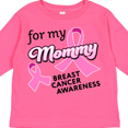 thumbnail image 4 of Inktastic For My Mommy Breast Cancer Awareness Boys or Girls Long Sleeve Toddler T-Shirt, 4 of 5