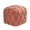Terracotta, variant on Anji Mountain Pouf Ottoman Foot Rest, Handmade Ottoman Pouf, Comfortable Foot Stool, Decorative Floor Seating for Living Room Decor, Bedroom & Home Décor Accent - Ivory