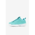 thumbnail image 2 of FILA Women's Disruptor II Premium Sneaker Blue Tint/Turquoise Tonic/White - 5XM01763-425, 2 of 7