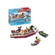 thumbnail image 1 of Set de Juego Playmobil Fire Brigade Bote de bomberos con moto acuática 52 Piezas, 1 of 4