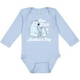 thumbnail image 3 of Inktastic Our First Mothers Day with Polar Bears Boys or Girls Long Sleeve Baby Bodysuit, 3 of 5
