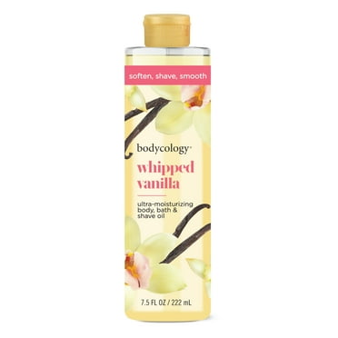 Bodycology Ultra Moisturizing Body, Bath & Shave Oil, Whipped Vanilla, 7.5 fl oz
