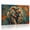 D, variant on XaaKee Bright Ivory Elephant Oil Painting Art Prints Canvas Wall Art Inner Framed 18*12Inch