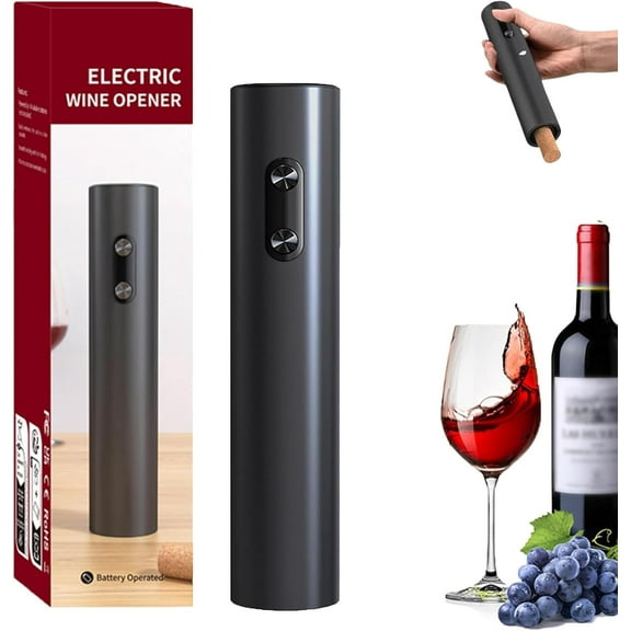 WIGACH Electric Wine Bottle Opener with Battery Operated, One-Click, Automatic Corkscrew
