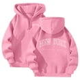 thumbnail image 1 of Women's Casual Zip Up Hoodie With Bow Print Pullover Sweatshirt For Daily Wear Spring Fall Winter Basic Outerwear, 1 of 3