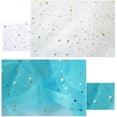thumbnail image 6 of Star Mesh Fabric Sequined Tulle Fabric Handcraft Dress Clothing Wedding Party Decoration, 6 of 9