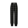 thumbnail image 5 of Dovford Women Plaid Pajama Pants Comfy Lounge Pants Sleep Pj Bottoms Jogger Trousers with Pockets Drawstring, 5 of 5