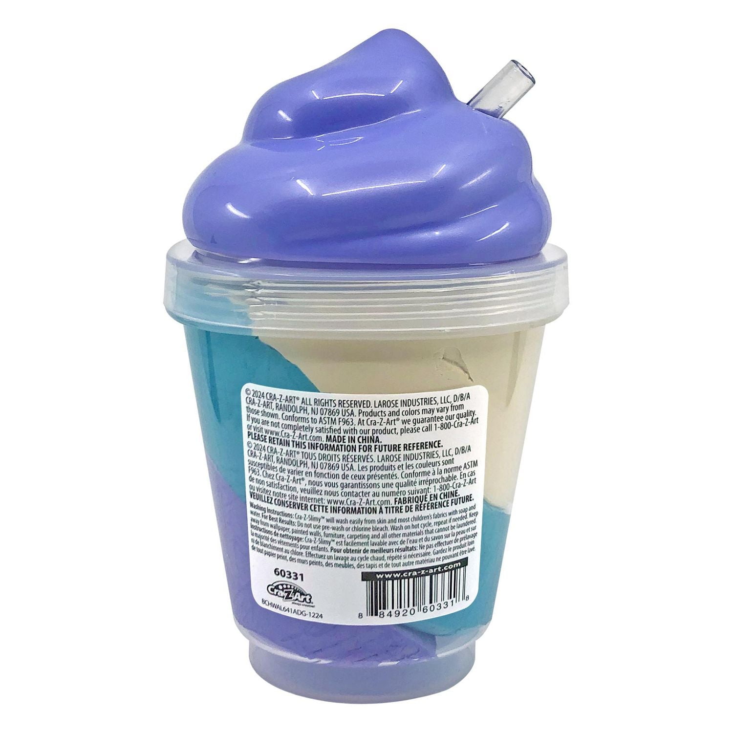 Cra-Z-Slimy Smoothie: Violet Dream Smoothie Slime, Ages 6+