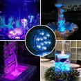 thumbnail image 3 of Juego de 4 luces LED sumergibles, luces subacuáticas impermeables con control remoto, luces para jacuzzi, decoración de fiesta., 3 of 5