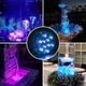 thumbnail image 3 of Juego de 4 luces LED sumergibles, luces subacuáticas impermeables con control remoto, luces para jacuzzi, decoración de fiesta., 3 of 5
