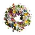 thumbnail image 2 of Corona de Primavera para La Puerta Principal Corona de Flores Colección de Decoración Del Hogar Centro de Mesa Adorno Colgante Realista, 2 of 8