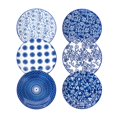 thumbnail image 1 of Cerkik Ceramic Salad Plates Set - 8.5 Inch / 21.5 cm Round Dessert Dishes for Dinner Pasta Appetizer Sandwich - Scratch Resistant Porcelain, 1 of 9
