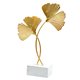 thumbnail image 2 of Adornos de hojas de ginkgo de metal, escultura de decoración de escritorio de hojas de ginkgo doradas, estatua de acentos de decoración del hogar creativos modernos para la oficina, 2 of 5