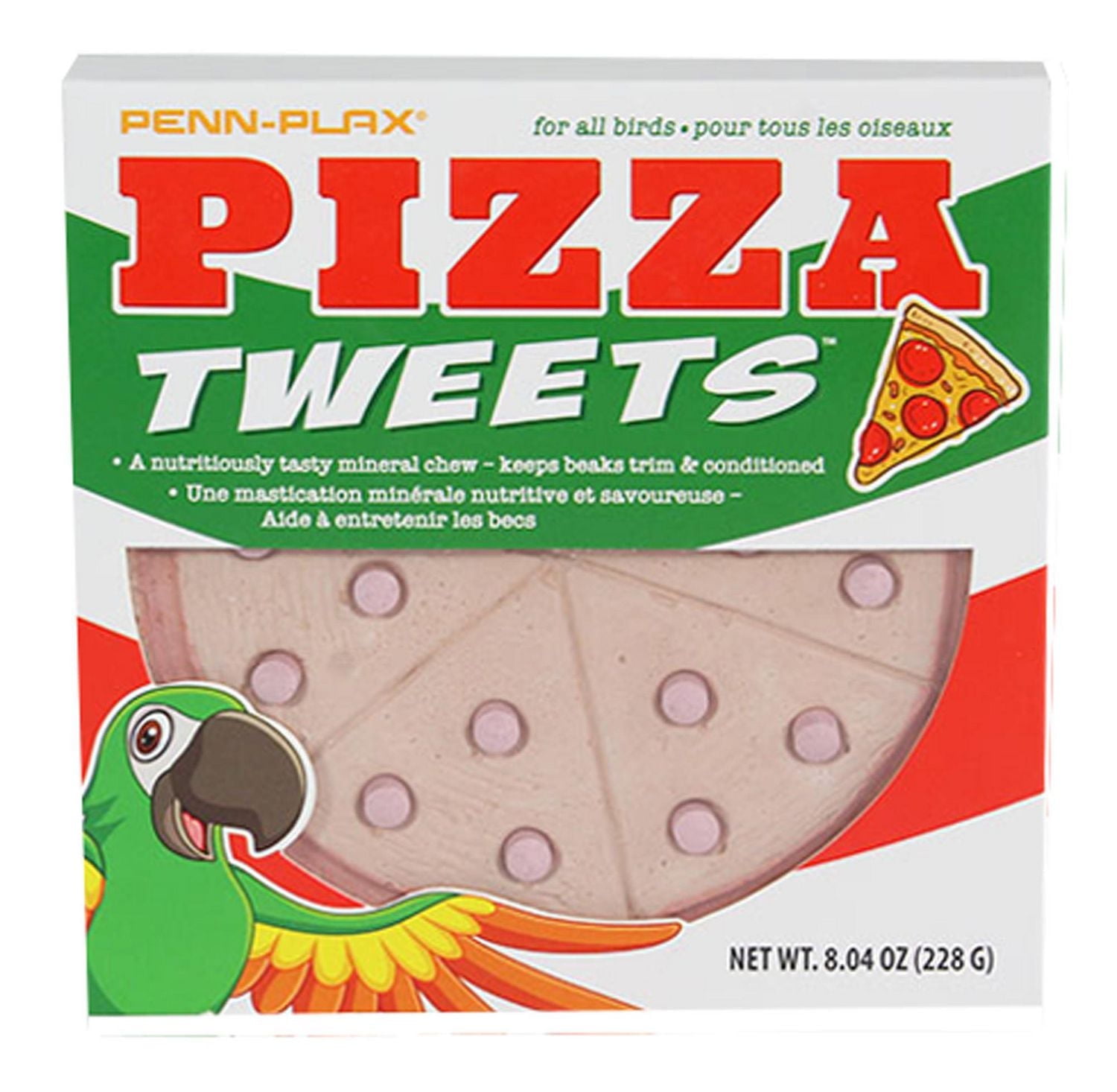 Penn-Plax Pizza Tweets Mineral Block