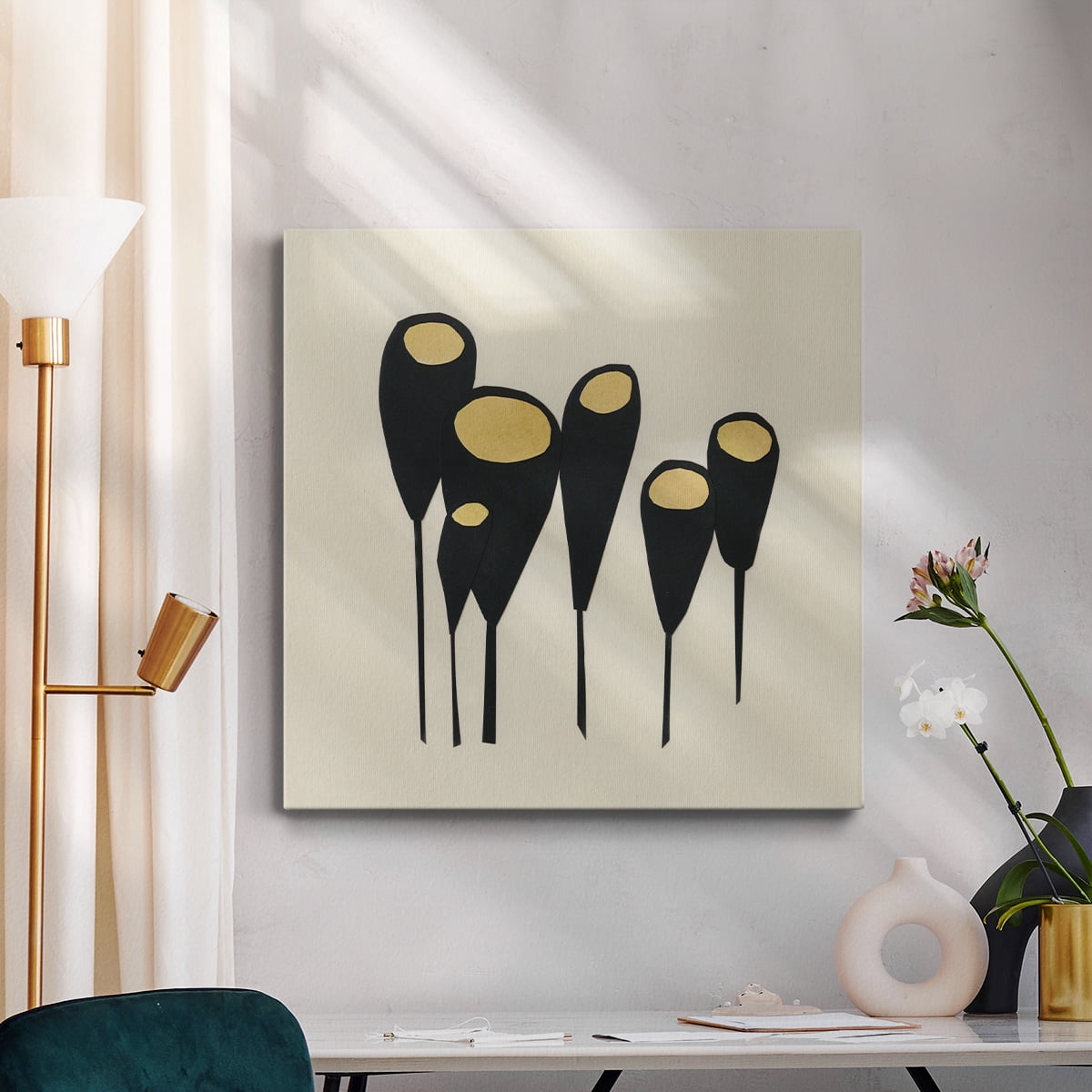 Wexford Home Mod Pod II-Premium Gallery Wrapped Canvas, 40" x 40" - Ready to Hang