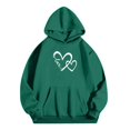 thumbnail image 3 of EnJoCho Youth Boys Girls Hooded Sweatshirt Fleece Pullover Top Fashion Casual Warm Winter Fall Cozy Comfortable Loungewear Kids Teen Clothes School Daily, 3 of 7