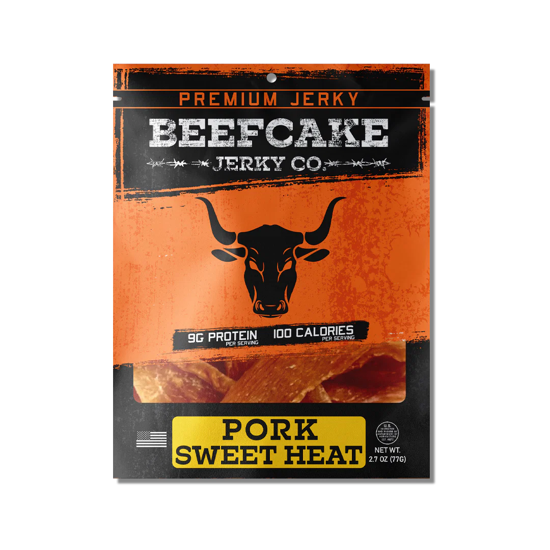 BeefCake Beef / Pork Jerky, Ultimate Flavor Sampler, 7 pack