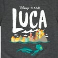 thumbnail image 3 of Luca -  Coastal Sea Monster - Toddler And Youth Short Sleeve Graphic T-Shirt, 3 of 5