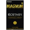 thumbnail image 2 of TROJAN MAGNUM Ecstasy Condoms Ultrasmooth Lubricant Large Size 10 Each, 2 of 6