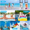 thumbnail image 6 of JOELY 2 Pack Large Capacity Waterproof Phone Pouch Floating, Waterproof Bag Case for iPhone 15 14 Pro Max 13 12 11 X XR 8 Plus Samsung Up to 6.9'', IPX8 Dry Bag for Boating Swimming Kayaking, 6 of 8