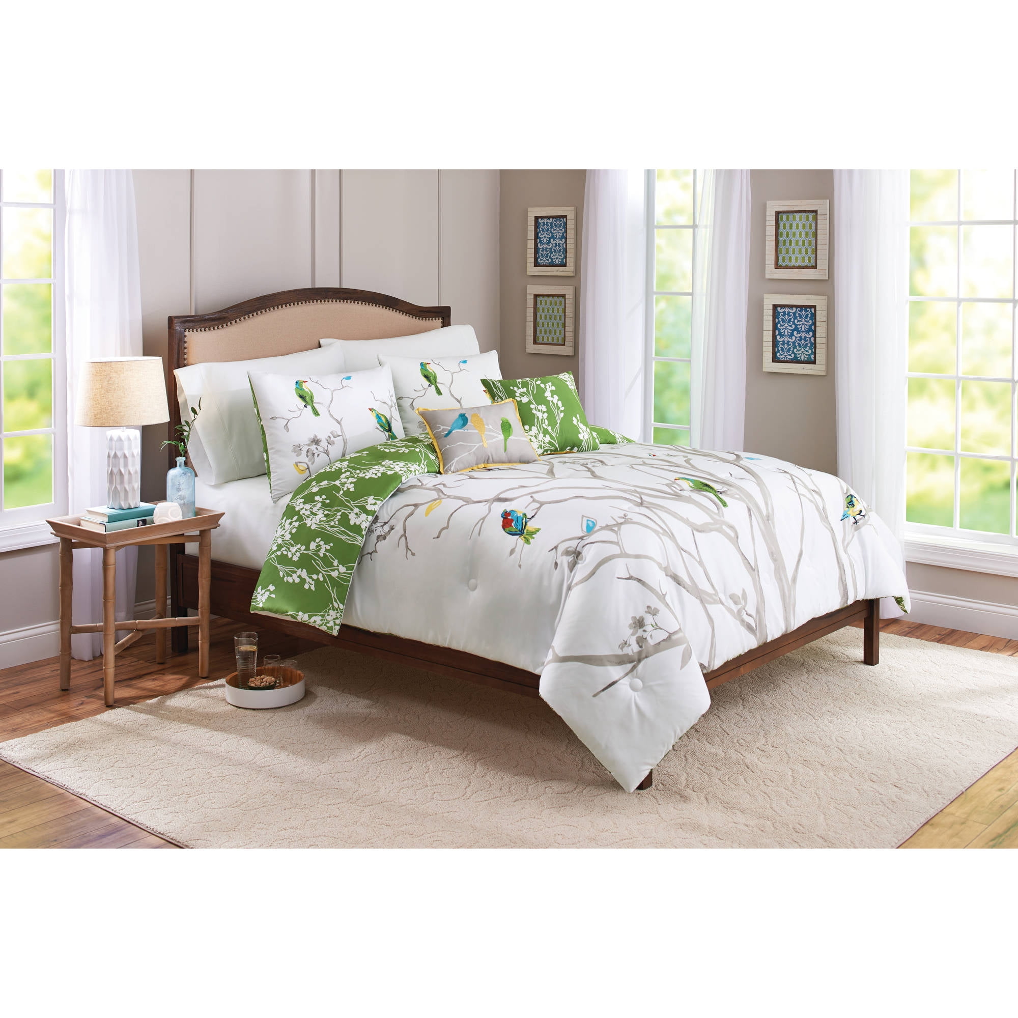 Better Homes Gardens Full Tree Top Comforter Set 5 Piece