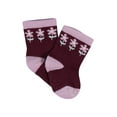 thumbnail image 4 of Gerber Baby Girl Jersey Crew Wiggle-Proof Socks, 8-Pack (0-3 Months - 6/9 Months), 4 of 9