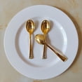 thumbnail image 2 of Bewildely Juego de utensilios de cocina fáciles de limpiar, 24 paquetes por lote, para una experiencia gastronómica sin complicaciones, juego Mostrada horquilla de oro rosa 9.8 CM, 2 of 6