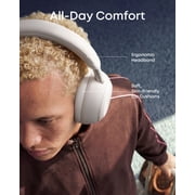soundcore Space 2 by Anker, Active Noise Cancelling Headphones,Comfortable Fit, 50H Playtime, LDAC Hi-Res Wireless Audio, Dual Connection, Clear Calls, Bluetooth 6.1, Nap Mode, Wearing Detection