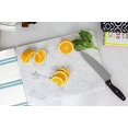 thumbnail image 2 of Home Basics Multi-Purpose Pastry Marble Cutting Board, White, 16x12x.7 Inches, 2 of 3