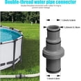 thumbnail image 4 of Pool Hose T-Connector Adapter for Efficient Above Ground Swimming Pool Filter Systems and Replacement Parts, 4 of 4