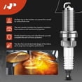 thumbnail image 5 of A-Premium Set of 6 Ignition Coil Pack and Iridium Spark Plugs Compatible with Infiniti G35 2003-2007, M35 2006-2008, FX35 2003-2008 & Nissan 350Z 2003-2006, 3.5L, Replace# 22448-AL615, NGK6240, 5 of 8