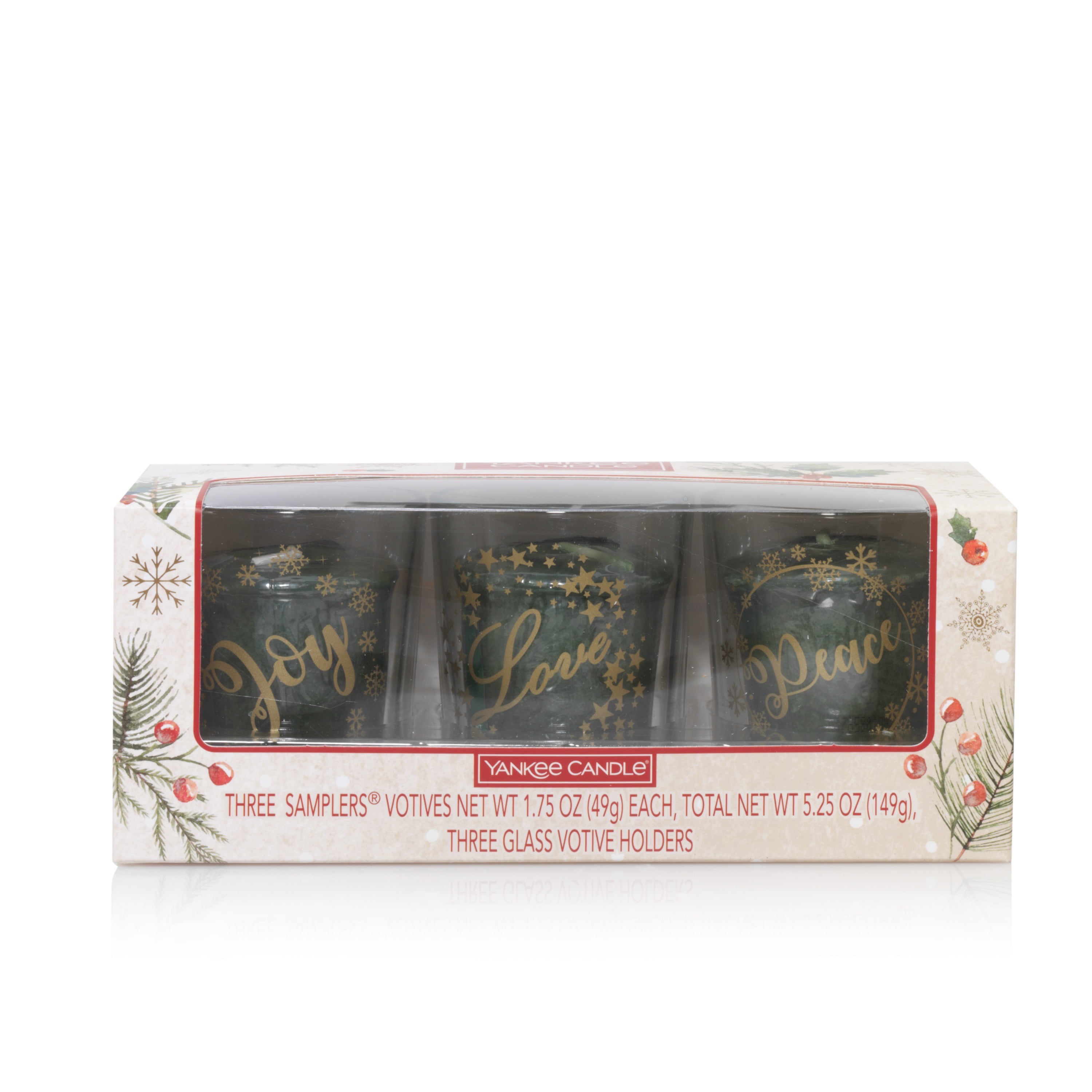 New Yankee Candle Discontinued D3 FLICKER STARS VOTIVE HOLDER SET OF 3 