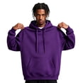 thumbnail image 2 of Mens Hooded Fashion Long Sleeve Hoodies Casual Drawstring with Pockets Pullover Sweatshirt for Men Dark Purple M, 2 of 7