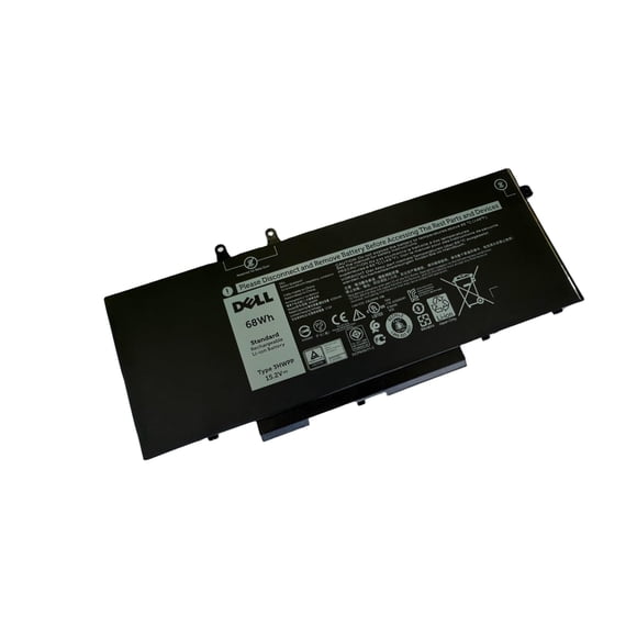 Batterie Rechargeable pour Ordinateur Portable DELL 3HWPP 15.2V 68Wh 4 Cellules pour DELL Latitude 5401,5410,5411,5501,5510,5511, Précision 3541,3550,3551, Inspiron 7500 2