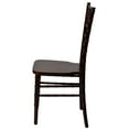 thumbnail image 5 of CSP Commerical Seating Products European Red Mahogany Wood Dining Chairs, 5 of 6