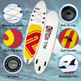 thumbnail image 3 of 10'6'' Adults Inflatable Stand Up Paddle Board,330 LBs,Premium Paddle Board with Non-Slip Deck Design,Full Accessorie, Multifunctional Paddle Boards for Adults,Youth and Animal to Surfing，Yellow, 3 of 7