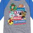 thumbnail image 3 of Disney - Another Day Of Being Awesome - Toddler & Youth Raglan Graphic T-Shirt, 3 of 4