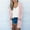Pink, variant on TAGOLD Women Cardigan, Women's Solid Color Long Sleeve Casual Tops Blouse With Pocket Cardigan