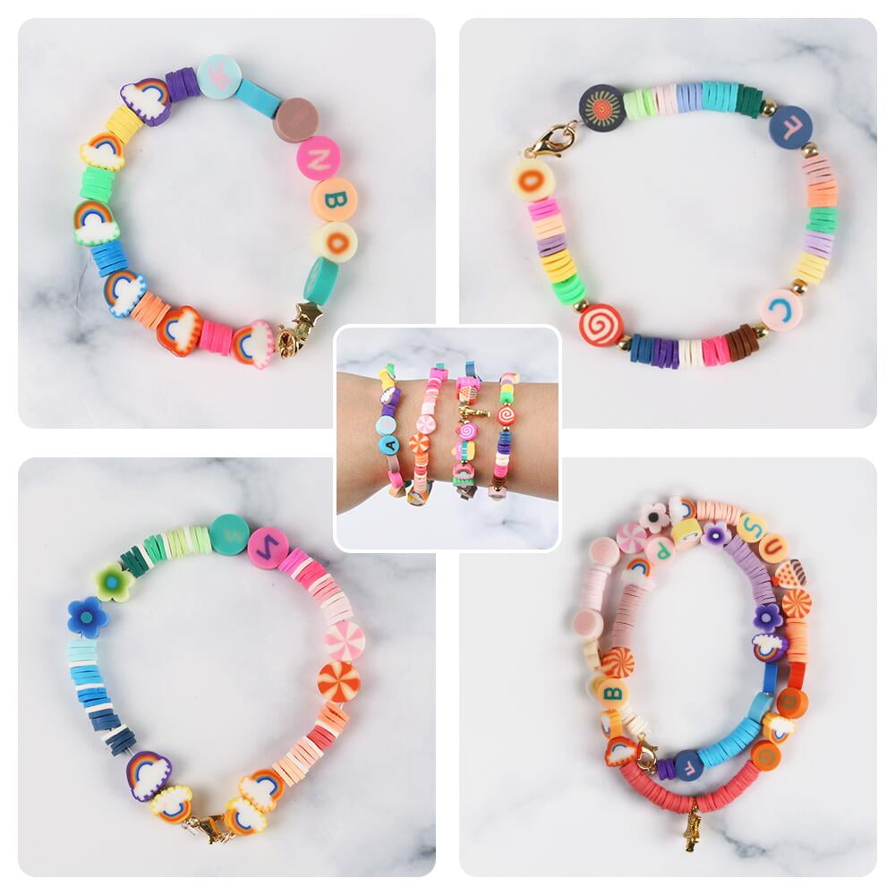 ⭐︎Bead⭐︎ FGY 9222PCS Clay Beads Kit, 36 Colors 6mm Polymer Beads, DIY