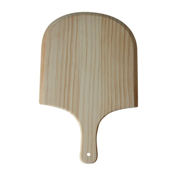12 Inch Natural Wooden Pizza Peel Charcuterie Board Pizza Shovel Paddle for Baking Homemade Pizza and Bread