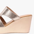 thumbnail image 4 of NOKIO Women's Slip-On Platform Wedge High Heel Sandals Comfortable and Soft Fashion Open Toe Slippers Casual Outdoor Shoes, 4 of 9