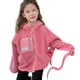 thumbnail image 2 of Gibobby Chamarra de invierno para bebé niñoChaqueta de forro polar para niños pequeños y niñas, cuello , otoño invierno, cremallera completa, abrigo difu(Rosa, 2-3 Años), 2 of 5