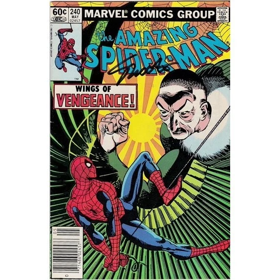 Amazing Spider-Man #240 Signed Jim Shooter
