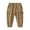 Khaki, variant on Odeerbi Toddler Boys Cargo Pants Cotton Drop Crotch Pants Children's Casual Work Pants Leg Tied Pants with Pockets Toddler Clothes Black